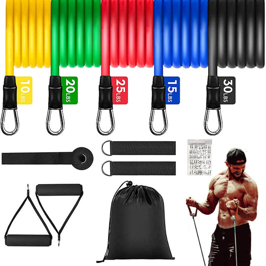 Resistance Bands Set - Bodybuilding Home Gym