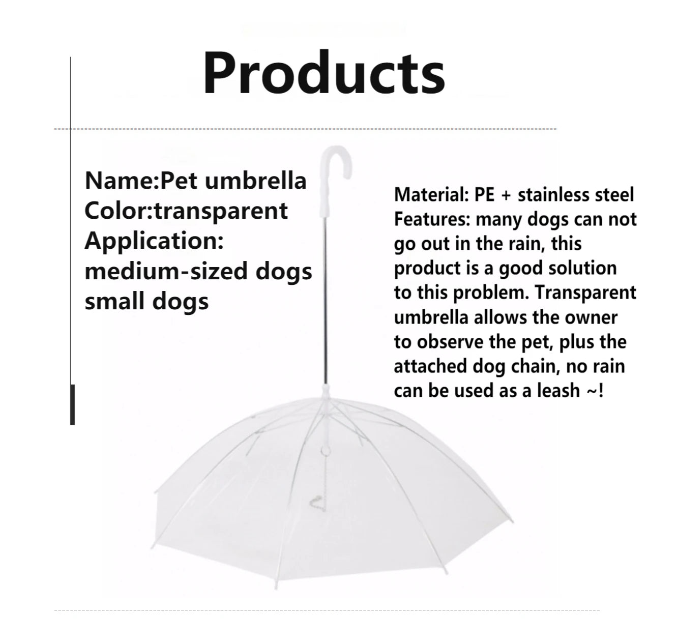 New Pet Umbrella Leash