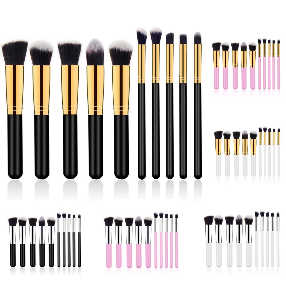 Kaizm Makeup Brushes Set 10pcs Cosmetic Brushes