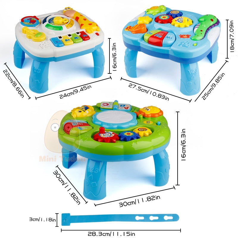 Music Table Baby Toys for Toddler 6 months+