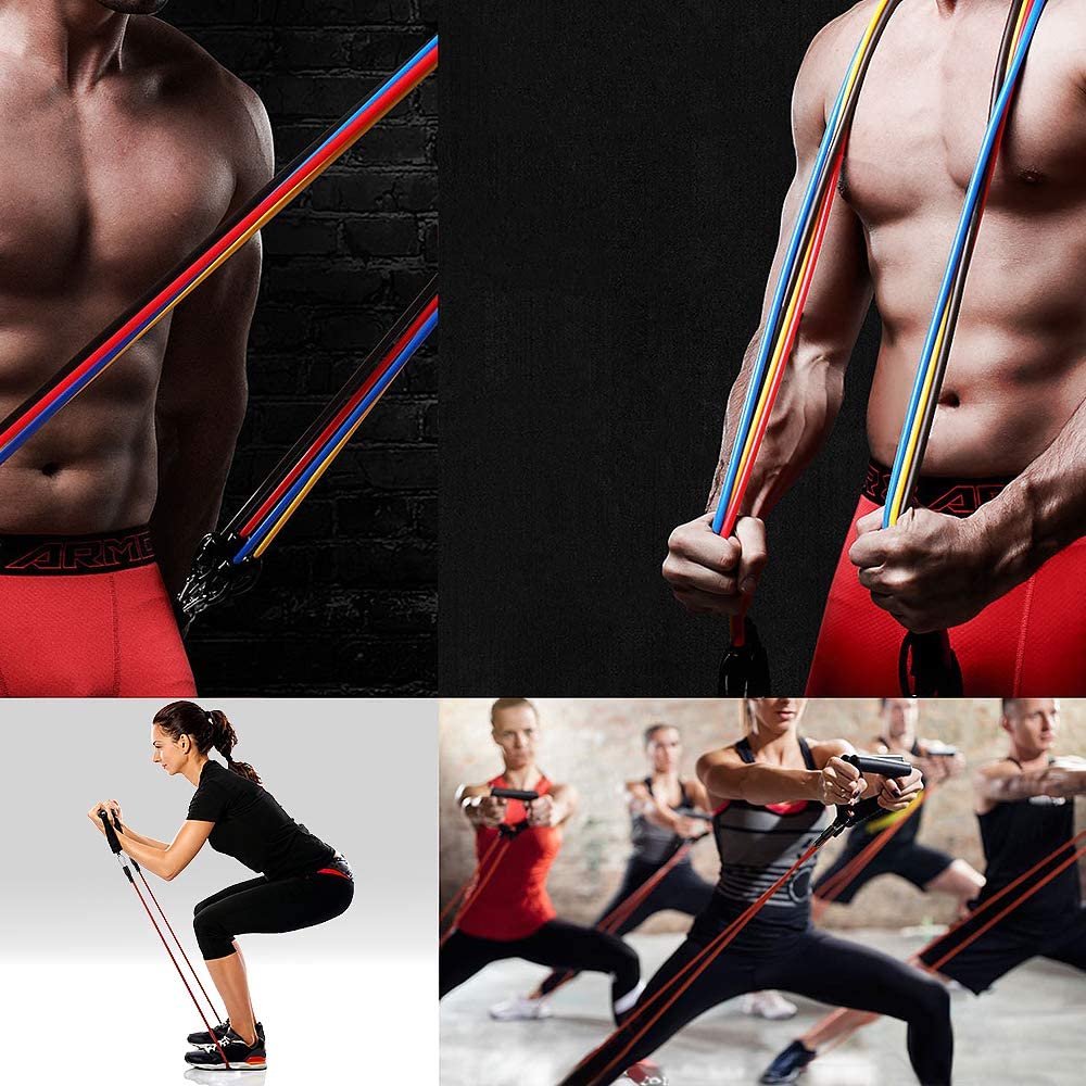 Resistance Bands Set - Bodybuilding Home Gym