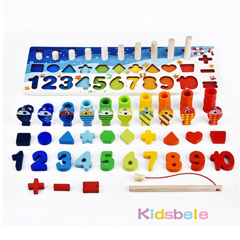 Kids Montessori Math Toys For Toddlers