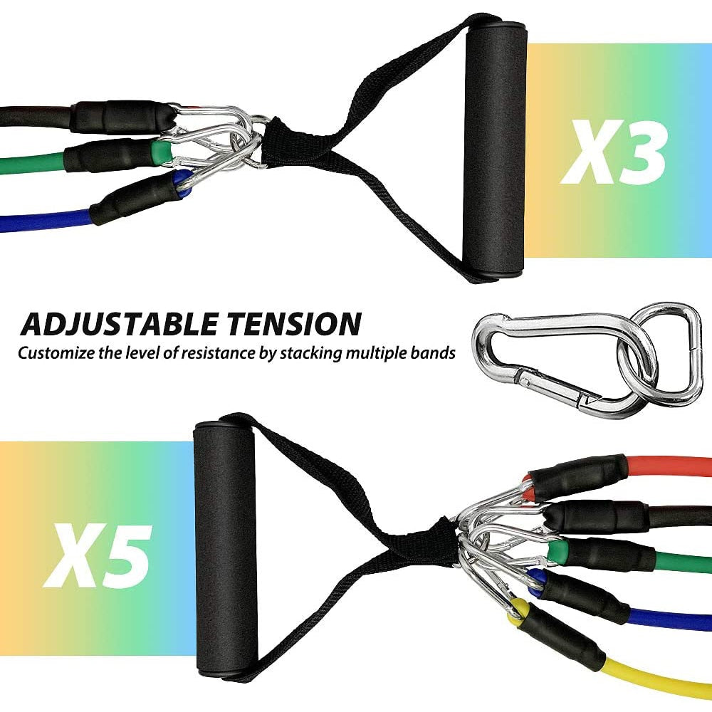 Resistance Bands Set - Bodybuilding Home Gym