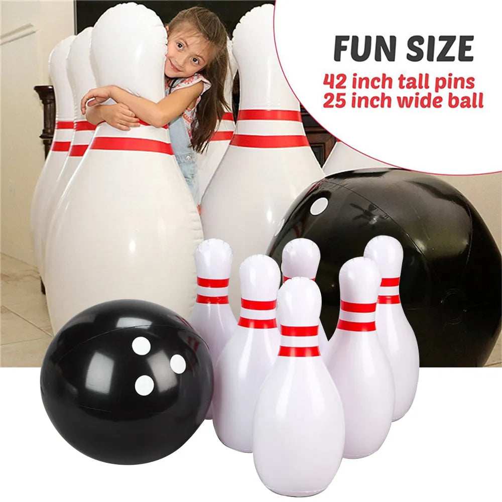 Giant Inflatable Bowling Set For Kids