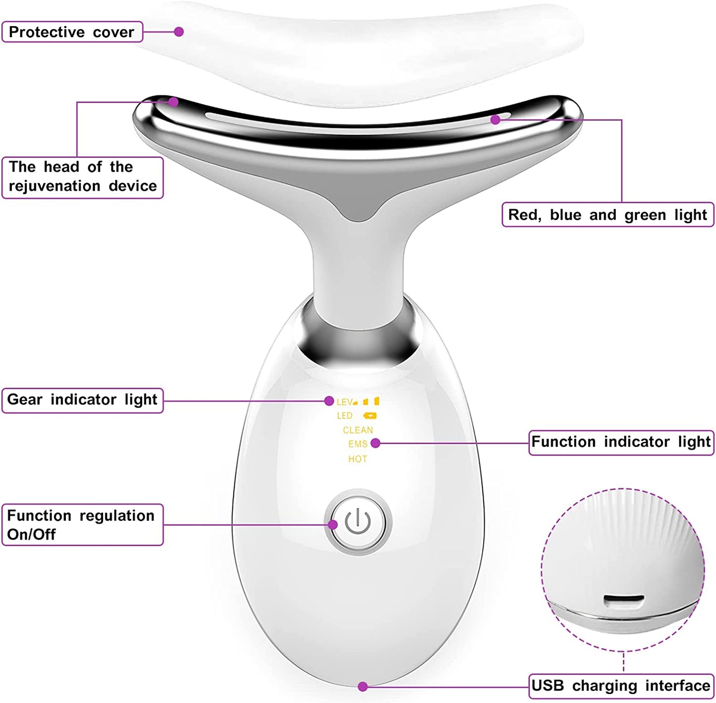 Electric Neck Beauty Massager