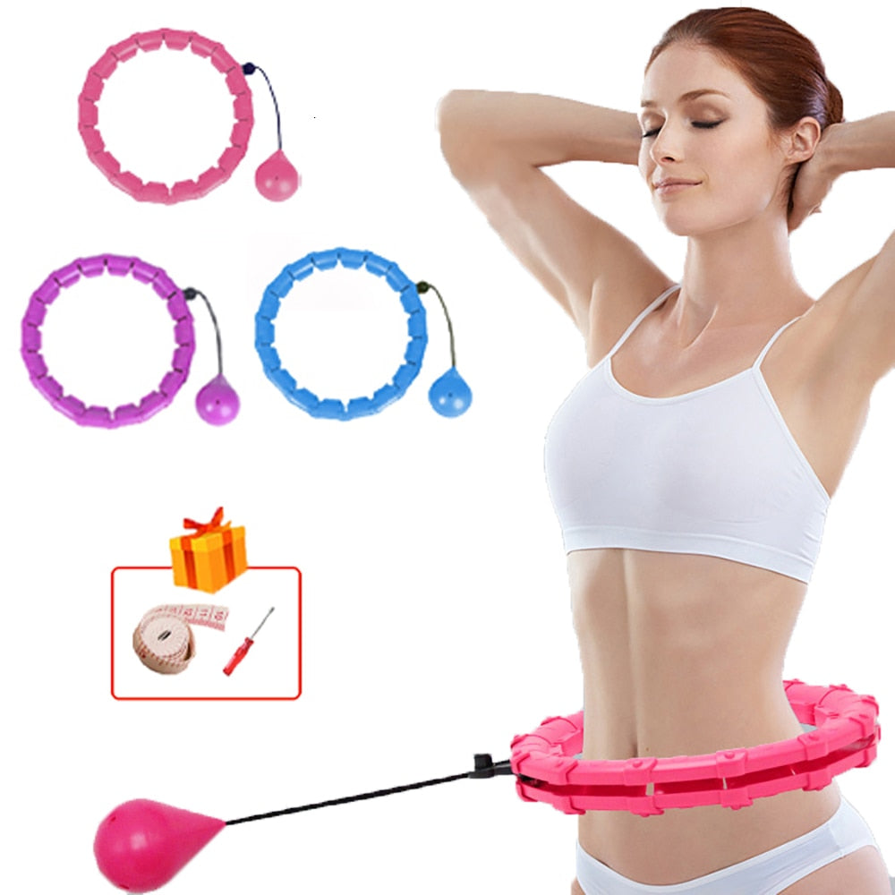 Adjustable Sport Hoops Thin Waist Exercise Detachable Massage Hoops