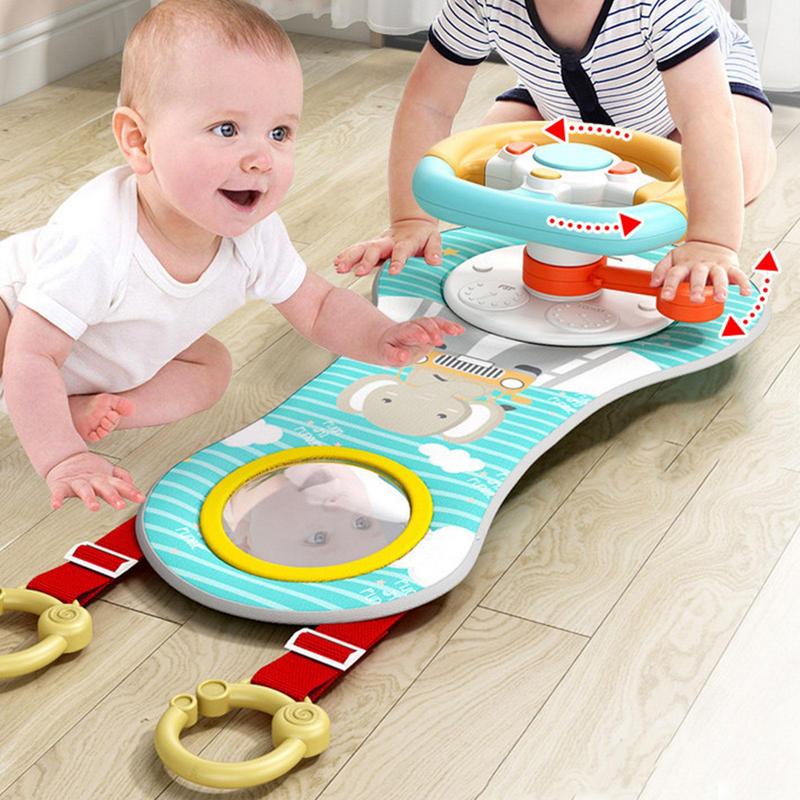 Simulation Steering Wheel Baby Car Seat Toy