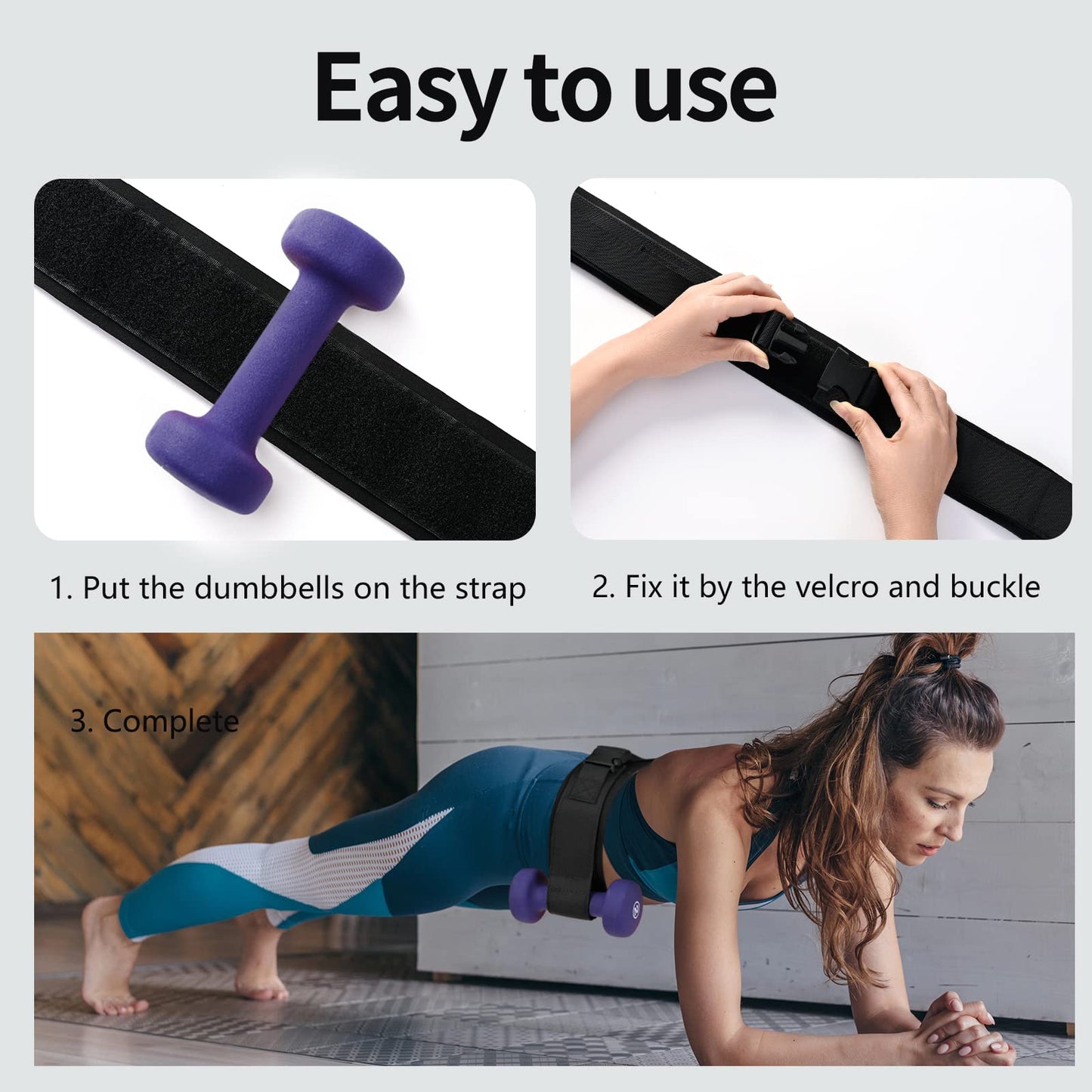 Hip Thrust Belt Pad for Dumbbells