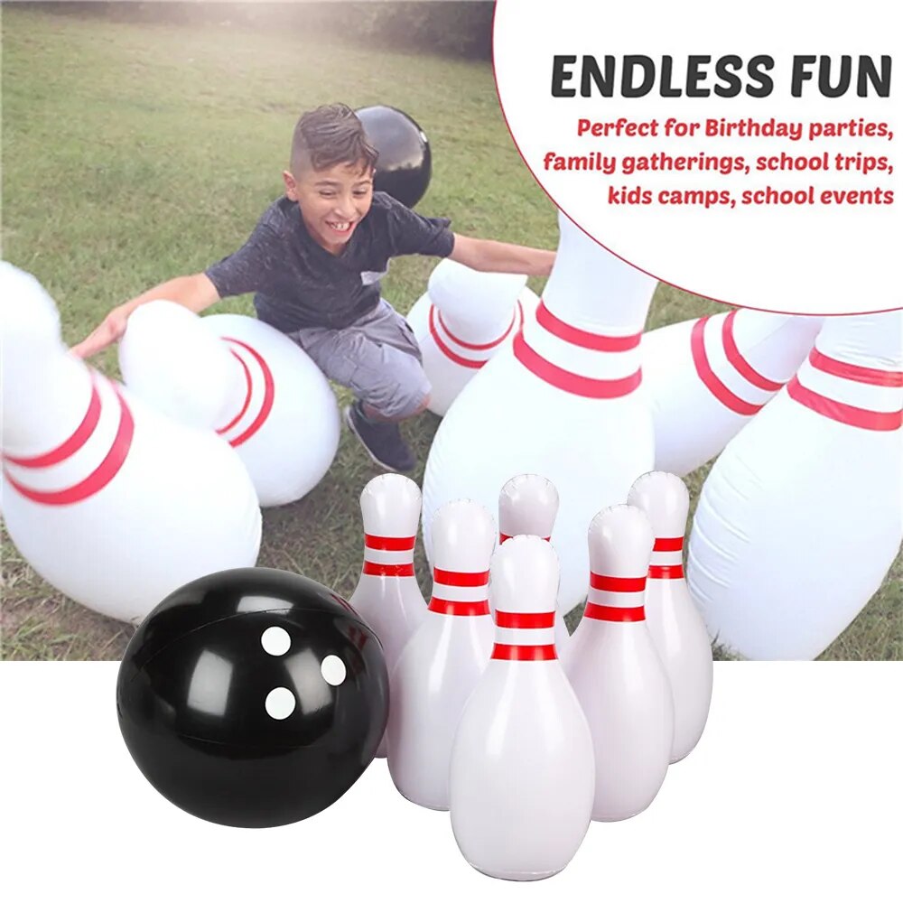 Giant Inflatable Bowling Set For Kids