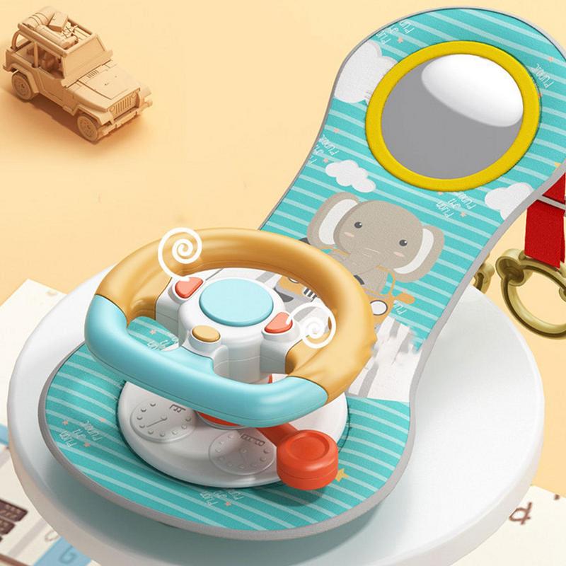 Simulation Steering Wheel Baby Car Seat Toy