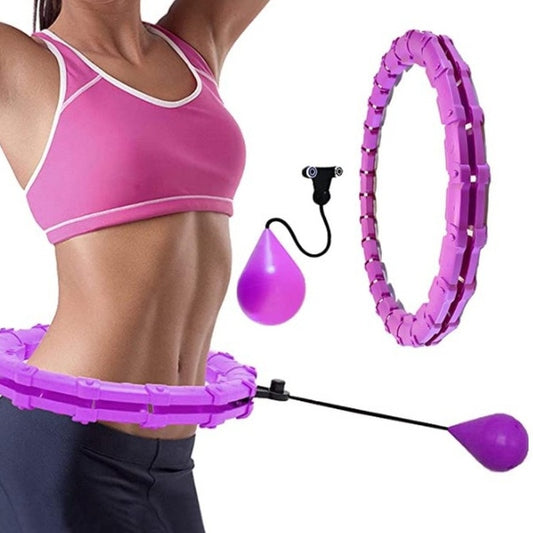 Adjustable Sport Hoops Thin Waist Exercise Detachable Massage Hoops