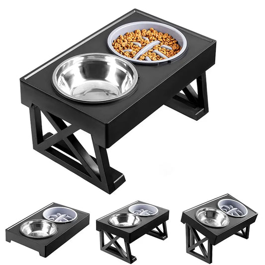 Dog Double Elevated Bowl Stand