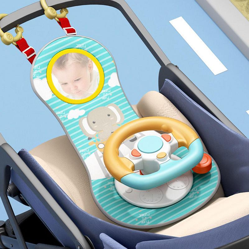 Simulation Steering Wheel Baby Car Seat Toy