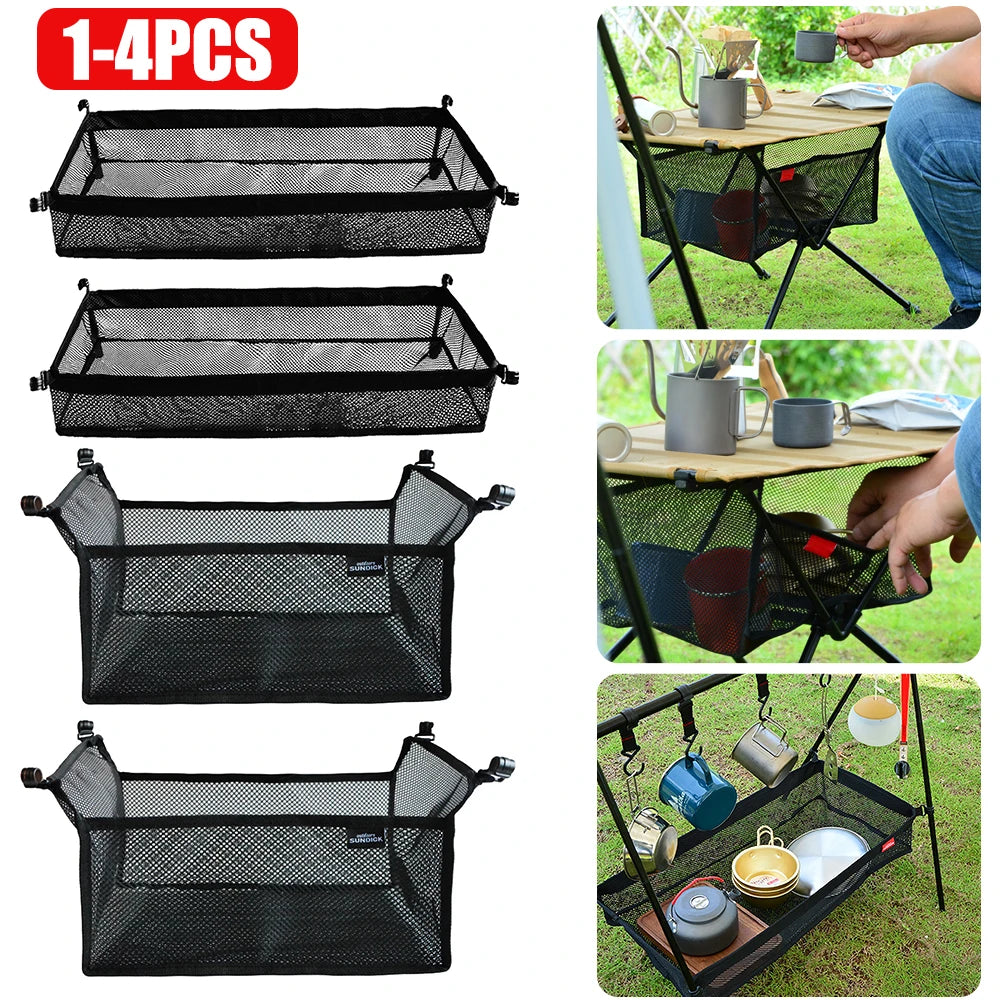 Portable Folding Table Storage For Picnic, Outdoor Camping, Barbecue.